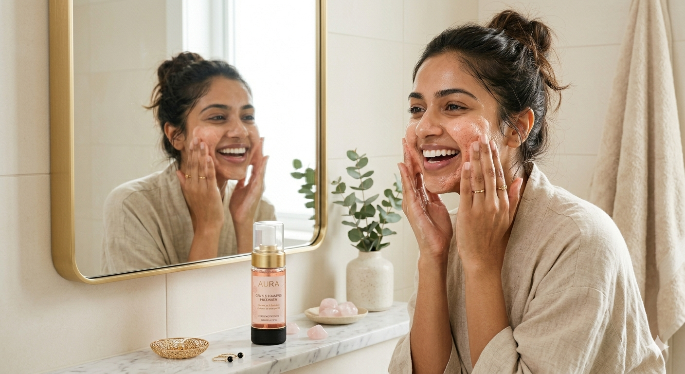 Herbal Facewash for Glowing Skin – Deep Cleansing & Oil Control - Image 3